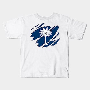 Tear Away South Carolina Flag Kids T-Shirt